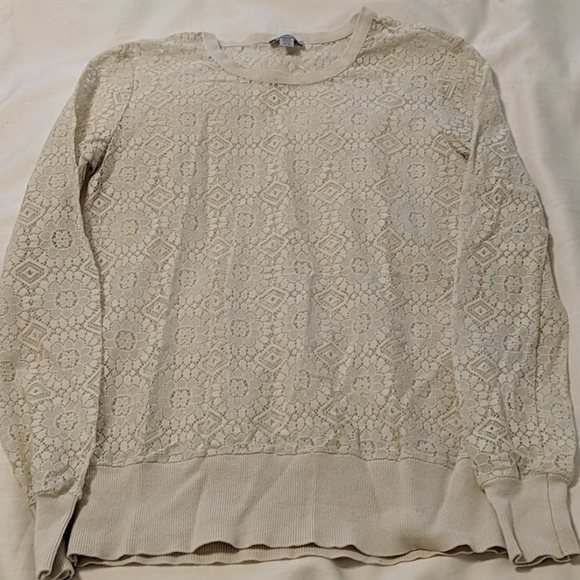 Sheer embroidered top - Picture 1 of 3